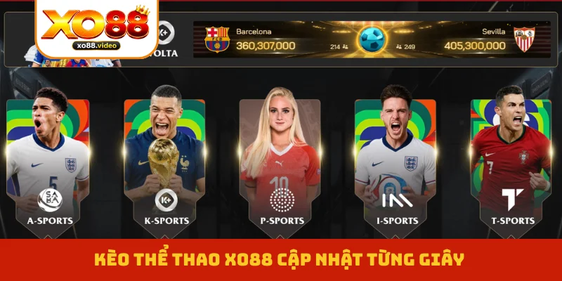 Kèo thể thao XO88 cập nhật từng giây Kèo thể thao XO88 cập nhật từng giây