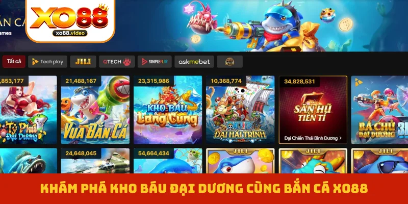 Khám phá kho báu đại dương cùng bắn cá XO88 Khám phá kho báu đại dương cùng bắn cá XO88