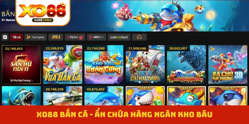 XO88 Bắn Cá - Đại Dương Xanh Ẩn Chứa Hàng Ngàn Kho Báu